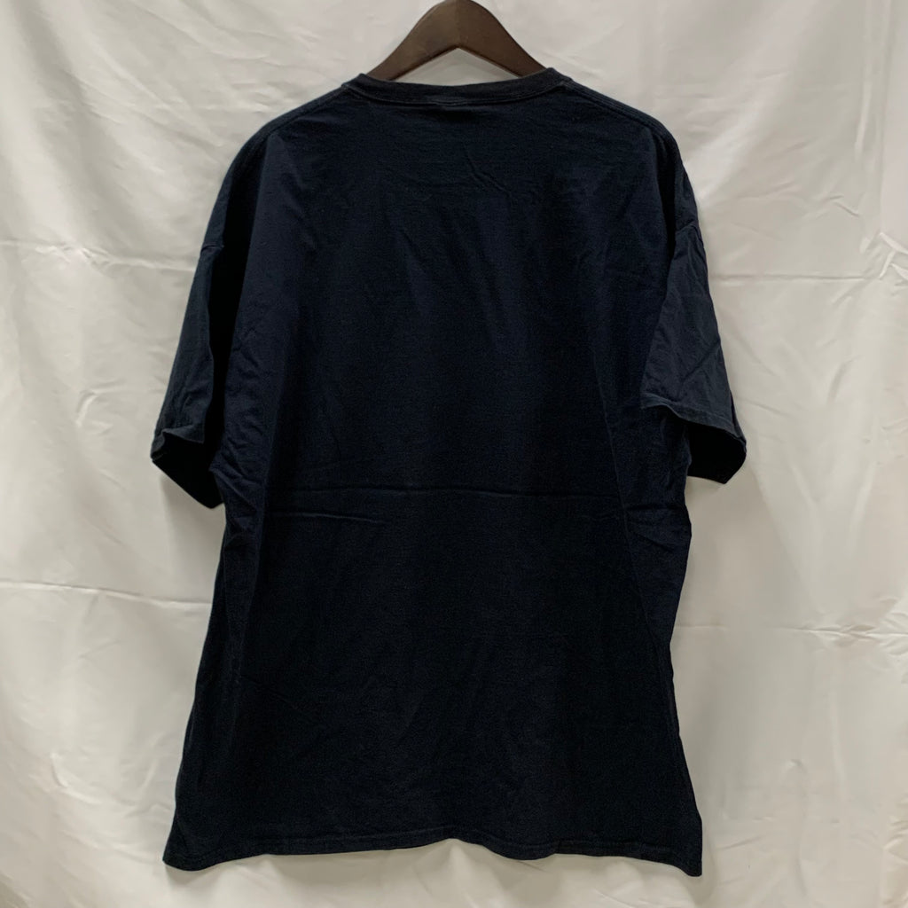 【中古】【古着】FRUIT OF THE ROOM 前面プリント Tシャツ ブラック 2XLサイズ