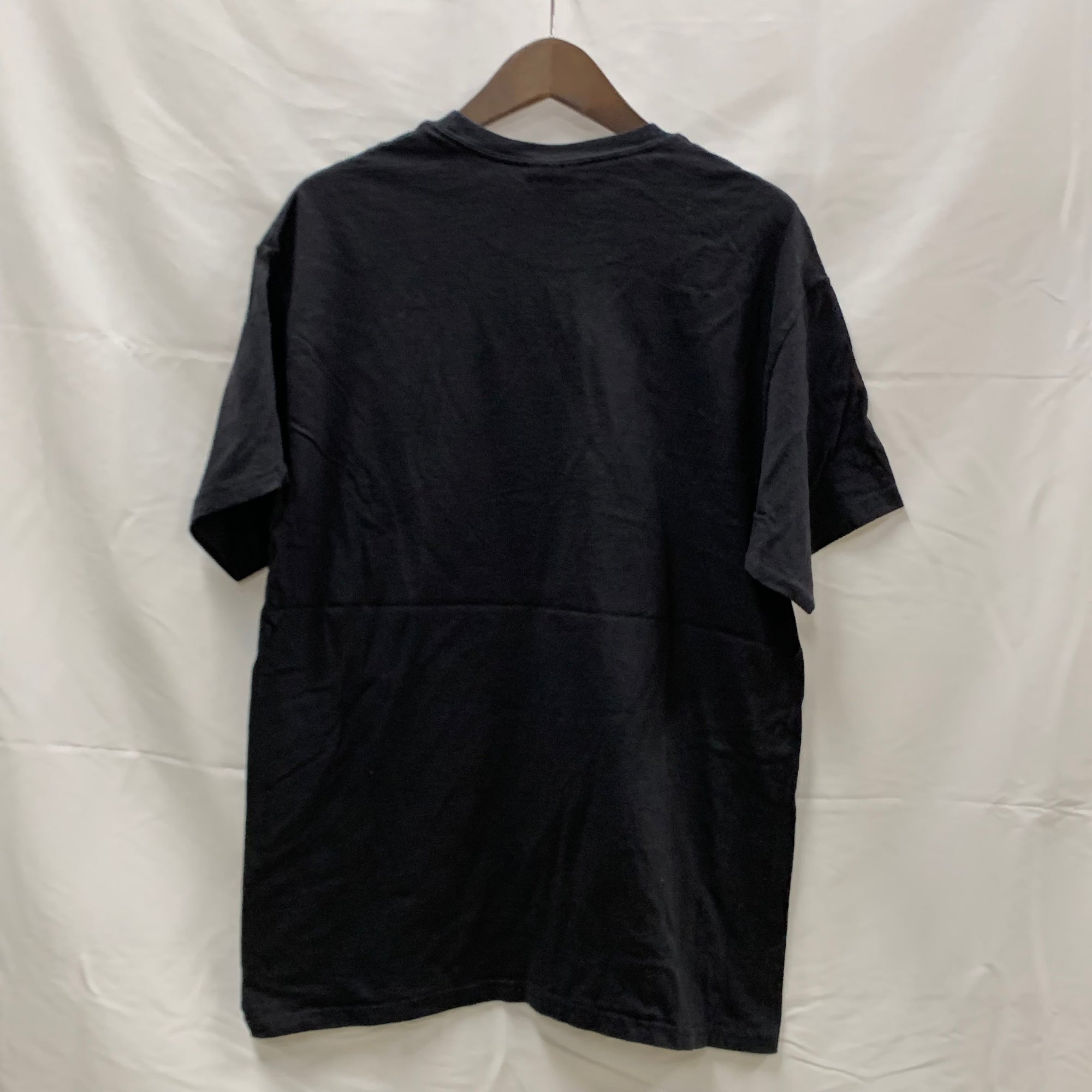 【中古】【古着】Hanes 前面プリント Tシャツ ブラック