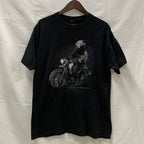 【中古】【古着】プリント Tシャツ ブラック