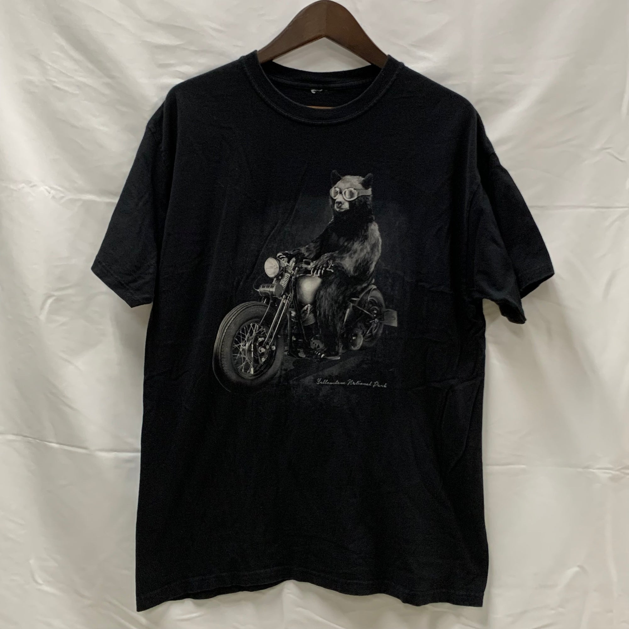 【中古】【古着】プリント Tシャツ ブラック