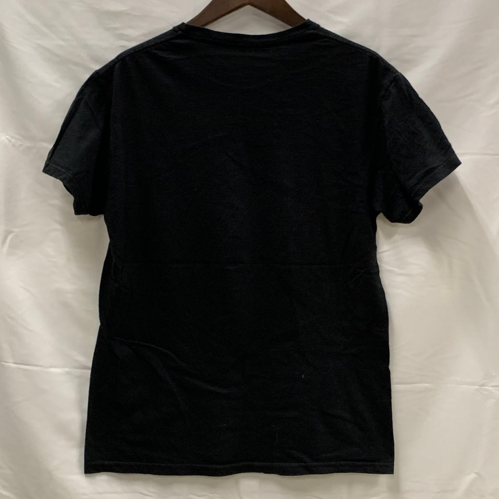 【中古】【古着】 プリント Tシャツ ブラック×イエロー Mサイズ