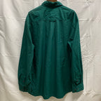 【中古】【古着】L.L.Bean 無地 L/S シャツ グリーン XXLサイズ