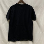 【中古】【古着】 プリント Tシャツ ブラック×ホワイト×イエロー Lサイズ