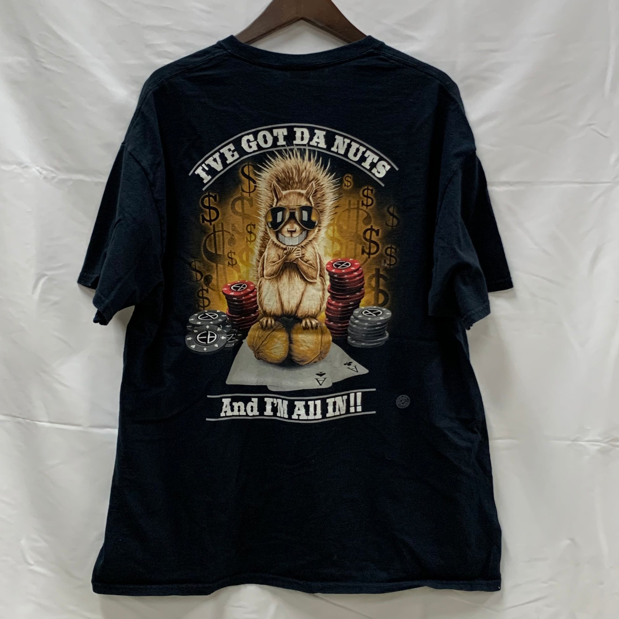 【中古】【古着】プリント Tシャツ ブラック