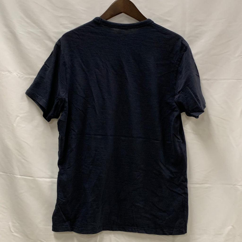 【中古】【古着】47(フォーティーセブン) プリント Tシャツ ブラック Mサイズ