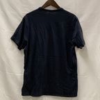 【中古】【古着】47(フォーティーセブン) プリント Tシャツ ブラック Mサイズ