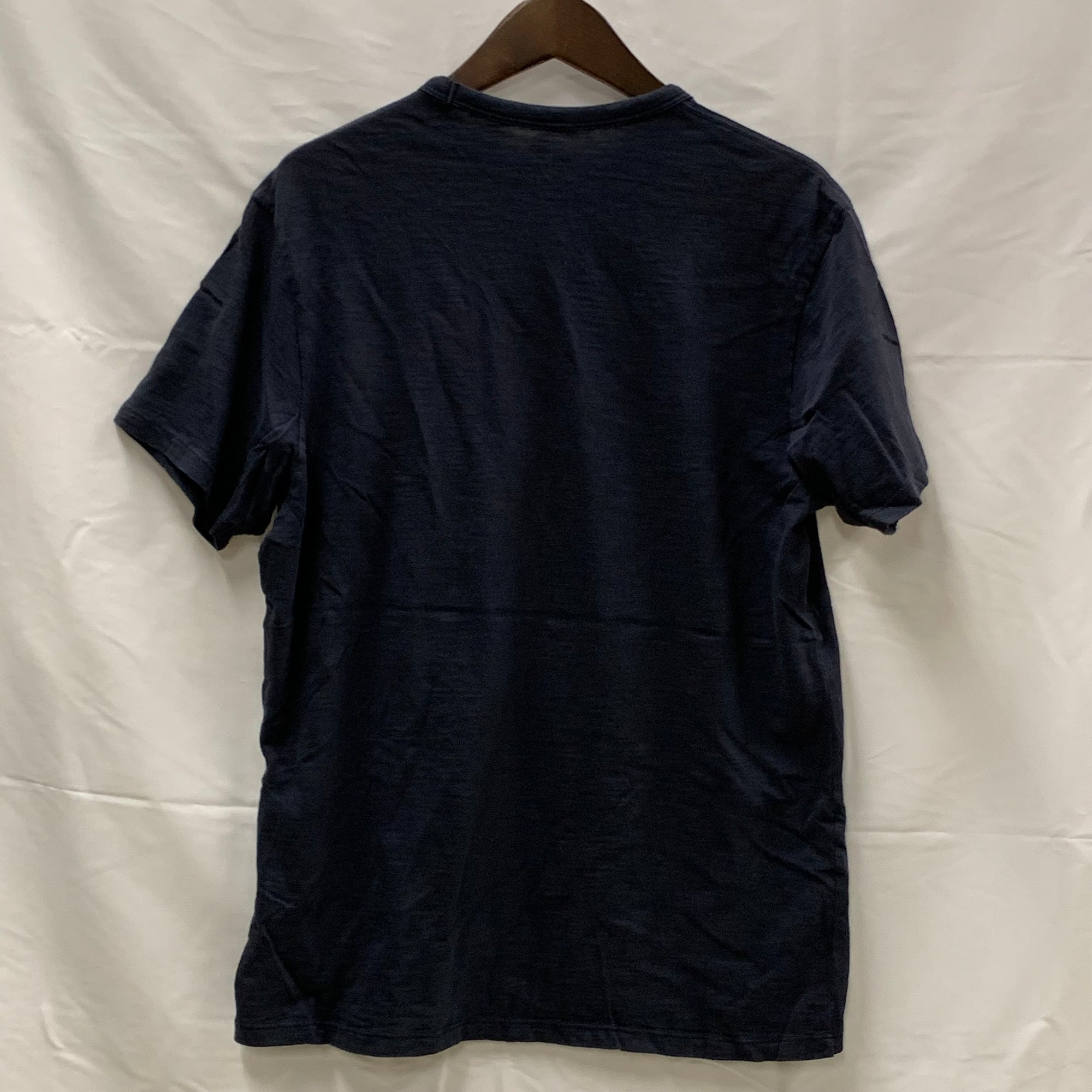 【中古】【古着】47(フォーティーセブン) プリント Tシャツ ブラック Mサイズ