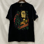 【中古】【古着】Next Level Apparel プリント Tシャツ ブラック×イエロー×グリーン Lサイズ