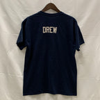 【中古】【古着】GILDAN プリント Tシャツ ネイビー×イエロー×ホワイト Mサイズ