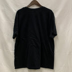 【中古】【古着】 プリント Tシャツ ブラック×イエロー XXLサイズ