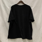【中古】【古着】celebrate PATRIOTIC プリント Tシャツ ブラック×ブルー×ホワイト 3XLサイズ