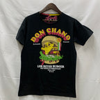 【中古】【古着】 プリント Tシャツ ブラック×イエロー×レッド