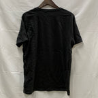 【中古】【古着】 プリント Tシャツ ブラック×ホワイトレッド Mサイズ