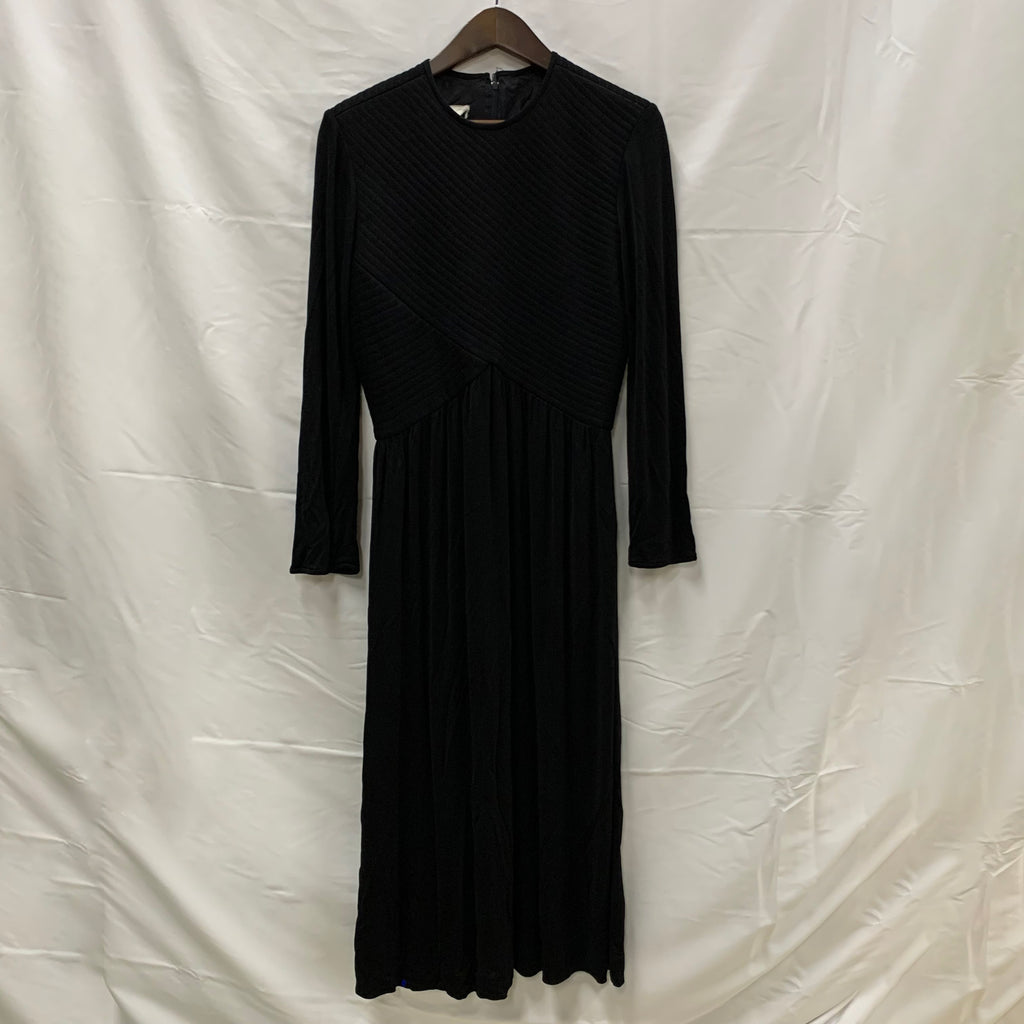 【中古】【古着】ALBERT NIPON 無地 ワンピース ブラック