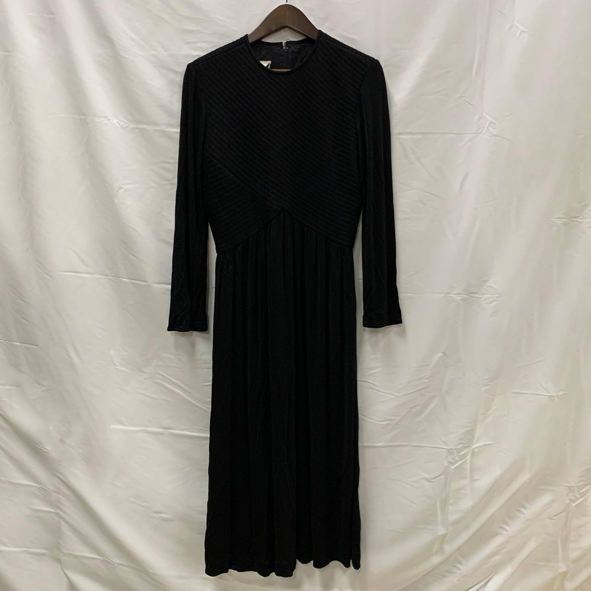 【中古】【古着】ALBERT NIPON 無地 ワンピース ブラック