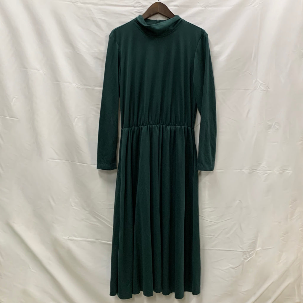 【中古】【古着】Impromptu 無地 ワンピース モスグリーン