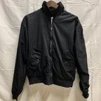 【中古】【古着】裏柄チェック スウィングトップジャケット ブラック
