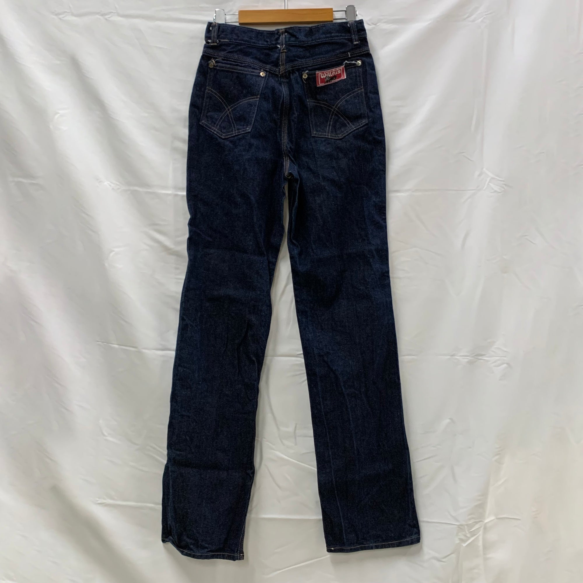 【中古】【古着】WALRUS ワンポイント デニムパンツ インディゴ