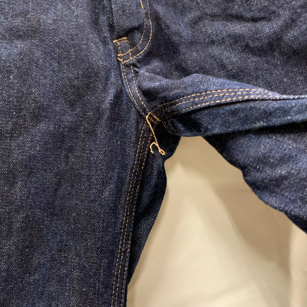 【中古】【古着】WALRUS ワンポイント デニムパンツ インディゴ