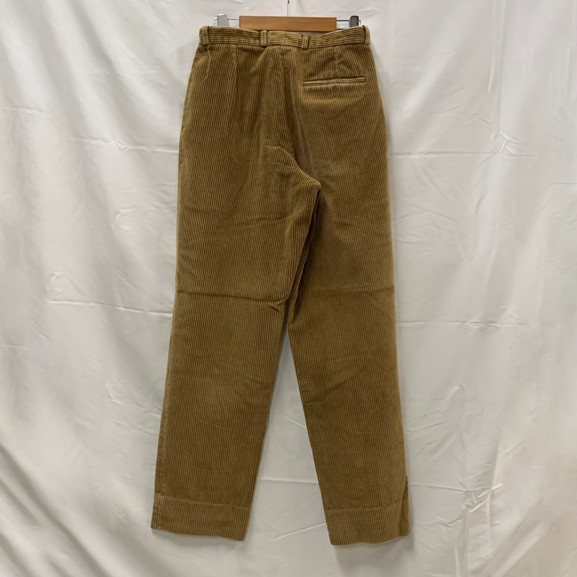 【中古】【古着】無地 コーデュロイパンツ マスタード