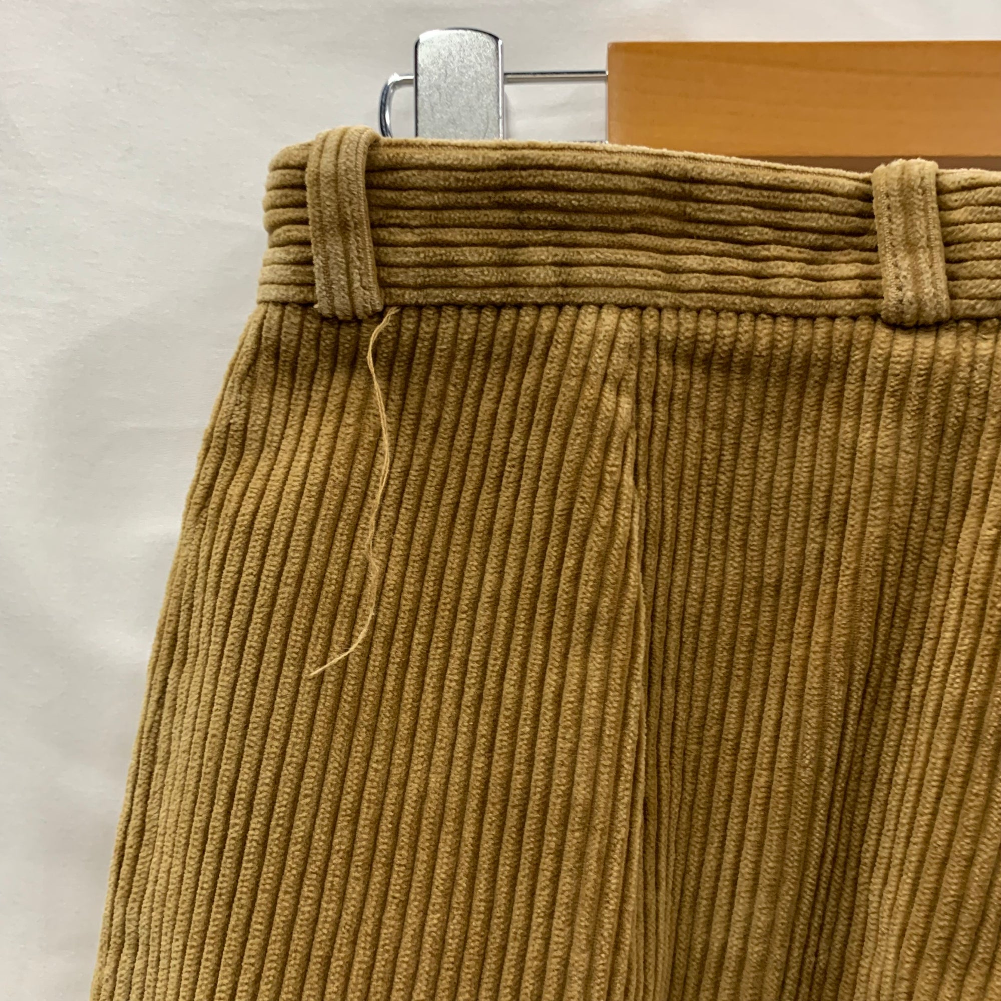 【中古】【古着】無地 コーデュロイパンツ マスタード