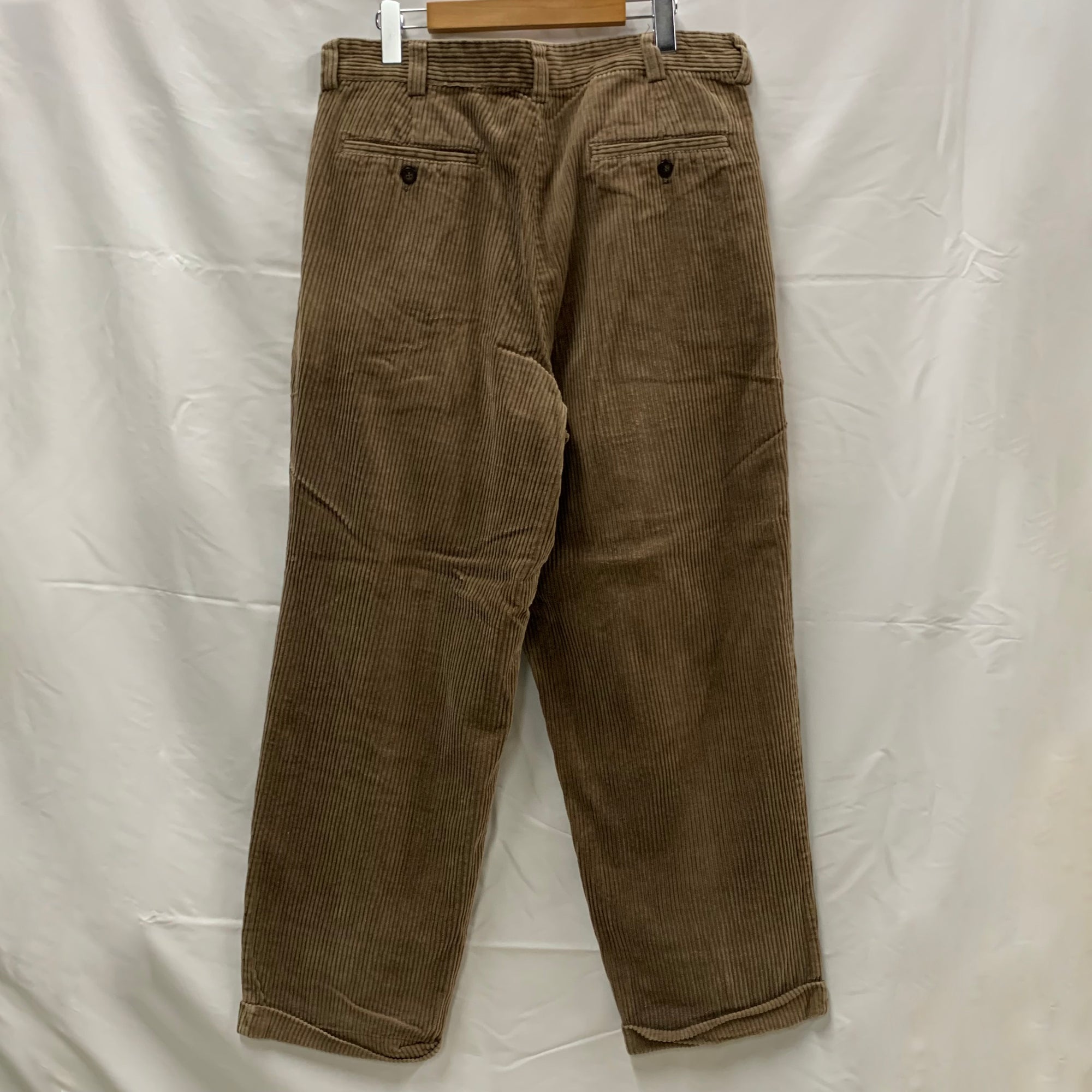 【中古】【古着】J.Riggings Sportswear 無地 コーデュロイパンツ ベージュ