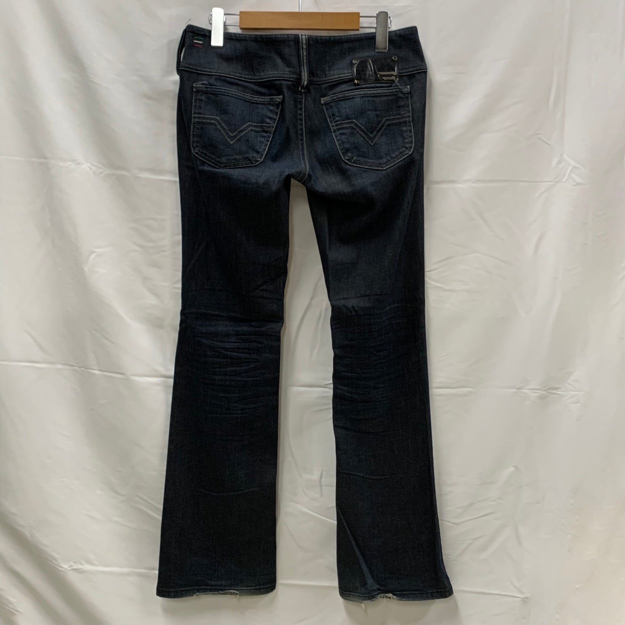 【中古】【古着】DIESEL 無地 デニムパンツ インディゴ 28サイズ