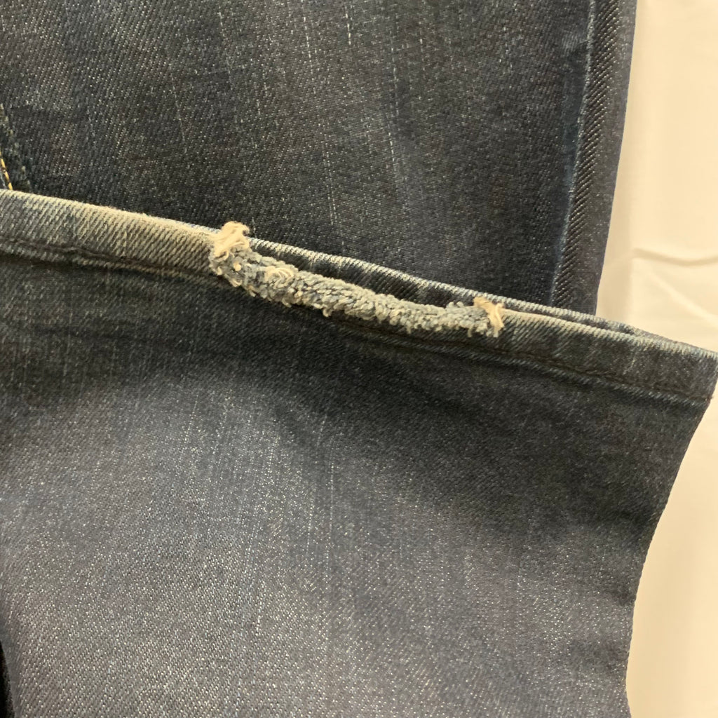 【中古】【古着】DIESEL 無地 デニムパンツ インディゴ 28サイズ