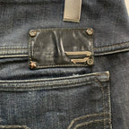 【中古】【古着】DIESEL 無地 デニムパンツ インディゴ 28サイズ