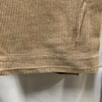【中古】【古着】Tissaia 無地 コーデュロイパンツ ベージュ 44サイズ