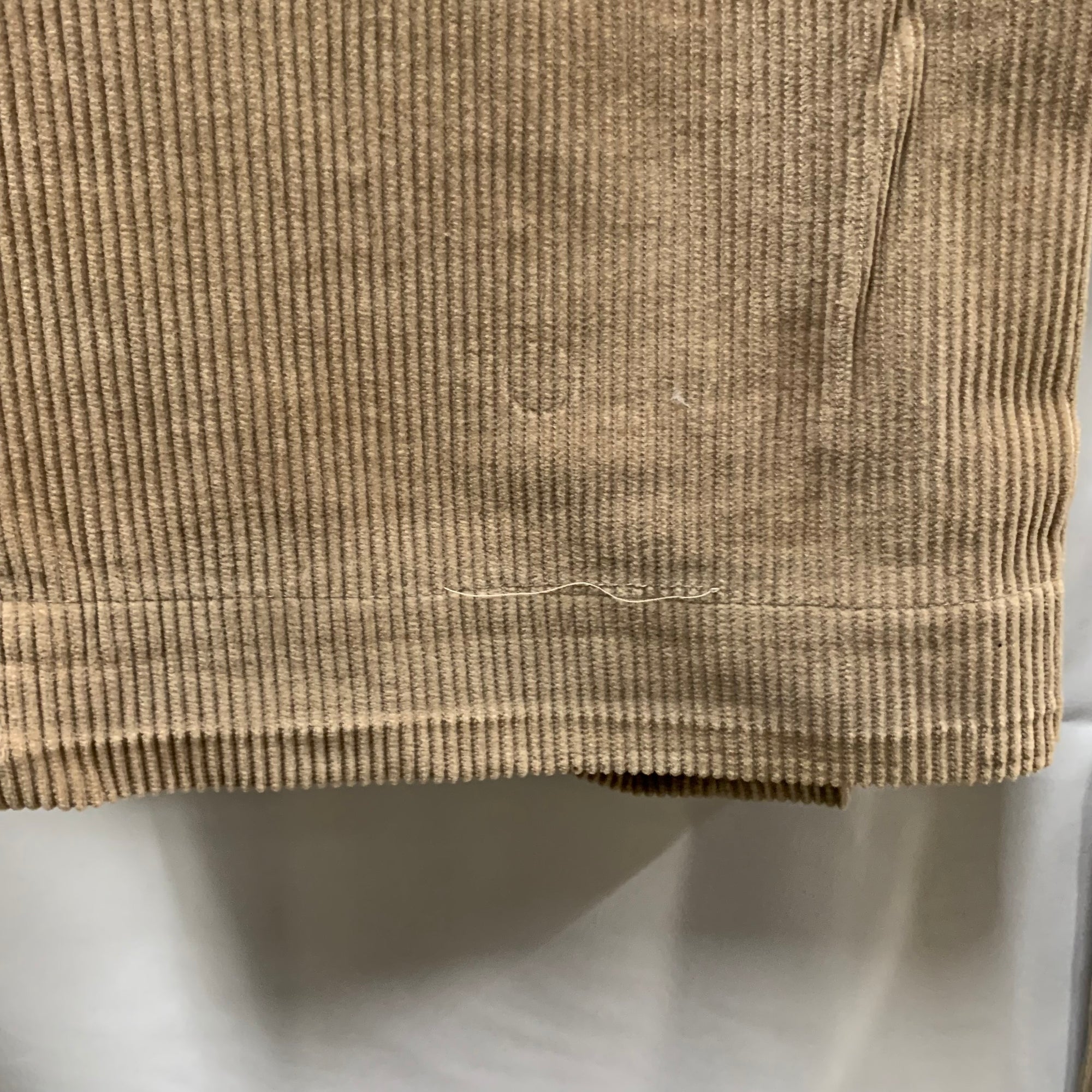 【中古】【古着】Tissaia 無地 コーデュロイパンツ ベージュ 44サイズ