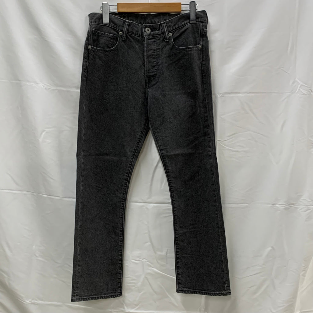 【中古】【古着】Kuro 無地 デニムパンツ グレー 29サイズ