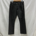 【中古】【古着】Kuro 無地 デニムパンツ グレー 29サイズ