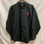 【中古】【古着】Edwards ワンポイント L/S シャツ ブラック