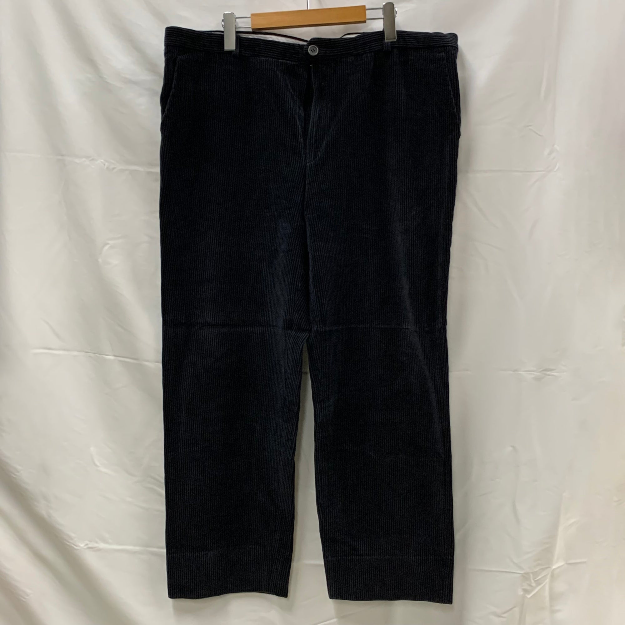 【中古】【古着】Duca Visconti di Modrone 無地 コーデュロイパンツ ブラック 54サイズ