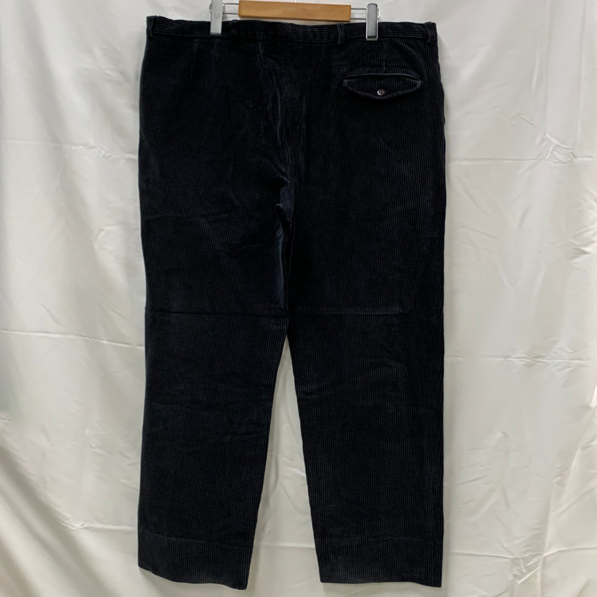 【中古】【古着】Duca Visconti di Modrone 無地 コーデュロイパンツ ブラック 54サイズ