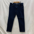 【中古】【古着】Eddie Bauer 無地 デニムパンツ インディゴ