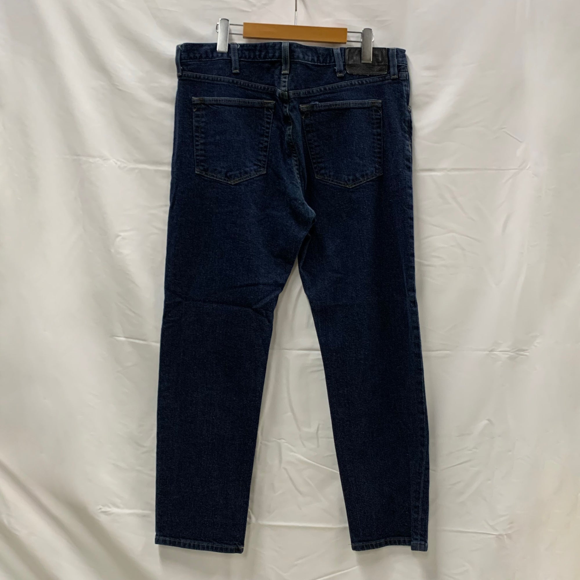 【中古】【古着】Eddie Bauer 無地 デニムパンツ インディゴ