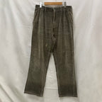 【中古】【古着】GA GAM SEUNG JE 無地 コーデュロイパンツ ブラウン 34サイズ
