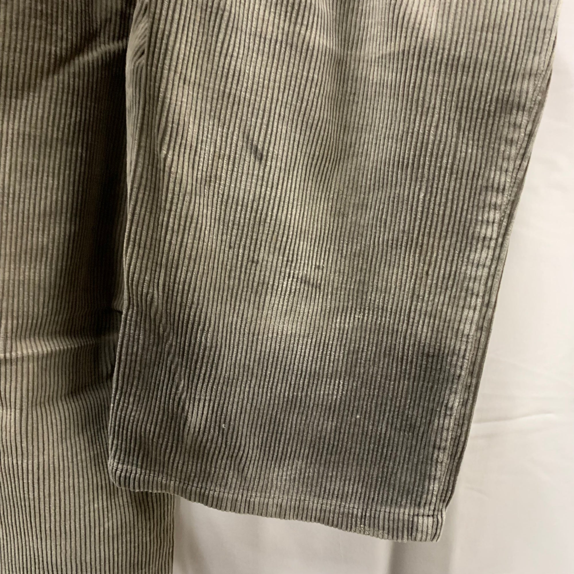 【中古】【古着】GA GAM SEUNG JE 無地 コーデュロイパンツ ブラウン 34サイズ