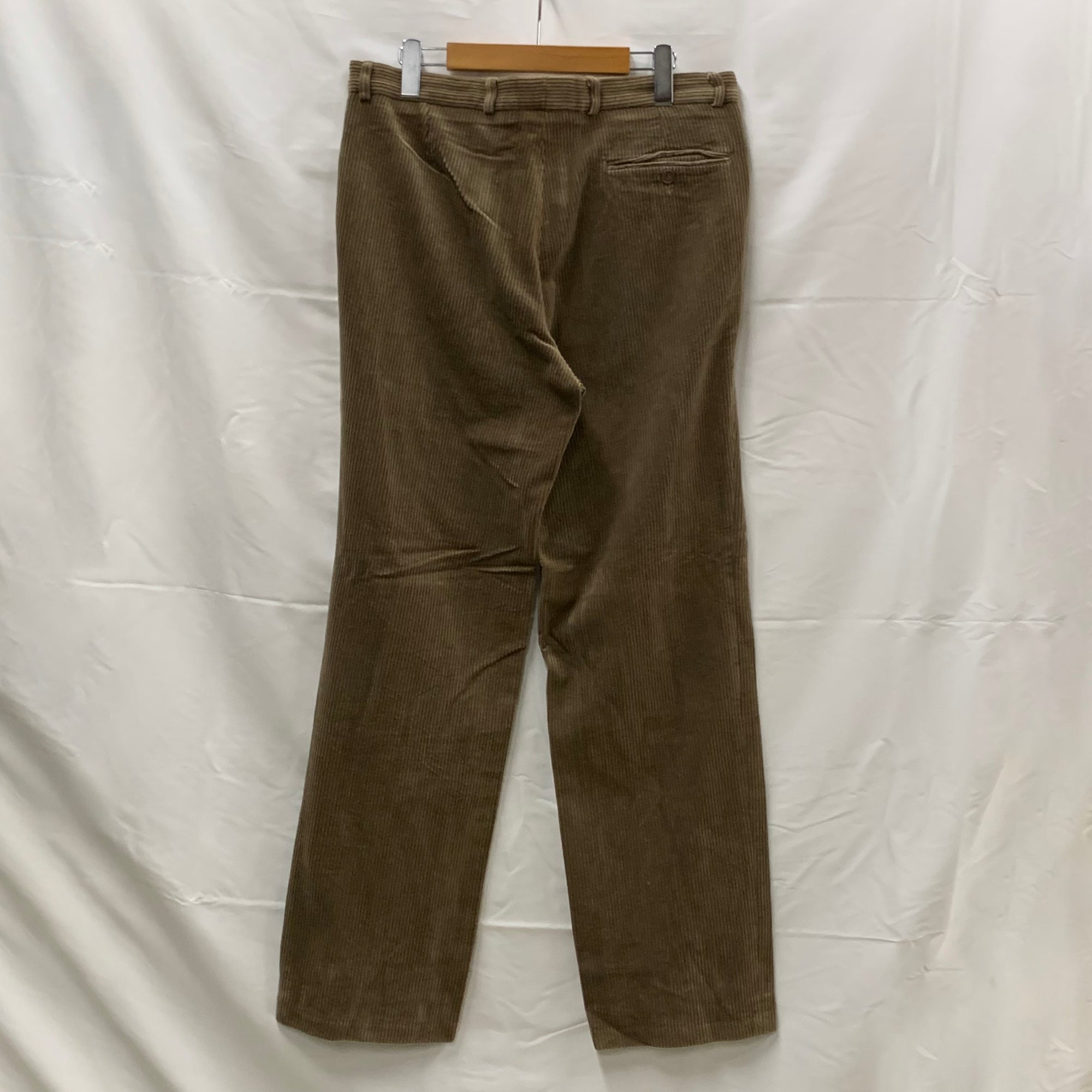 【中古】【古着】SWEN 無地 コーデュロイパンツ ブラウン 52サイズ