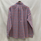 【中古】【古着】Brooks Brothers チェック シャツ ブルー×レッド Lサイズ