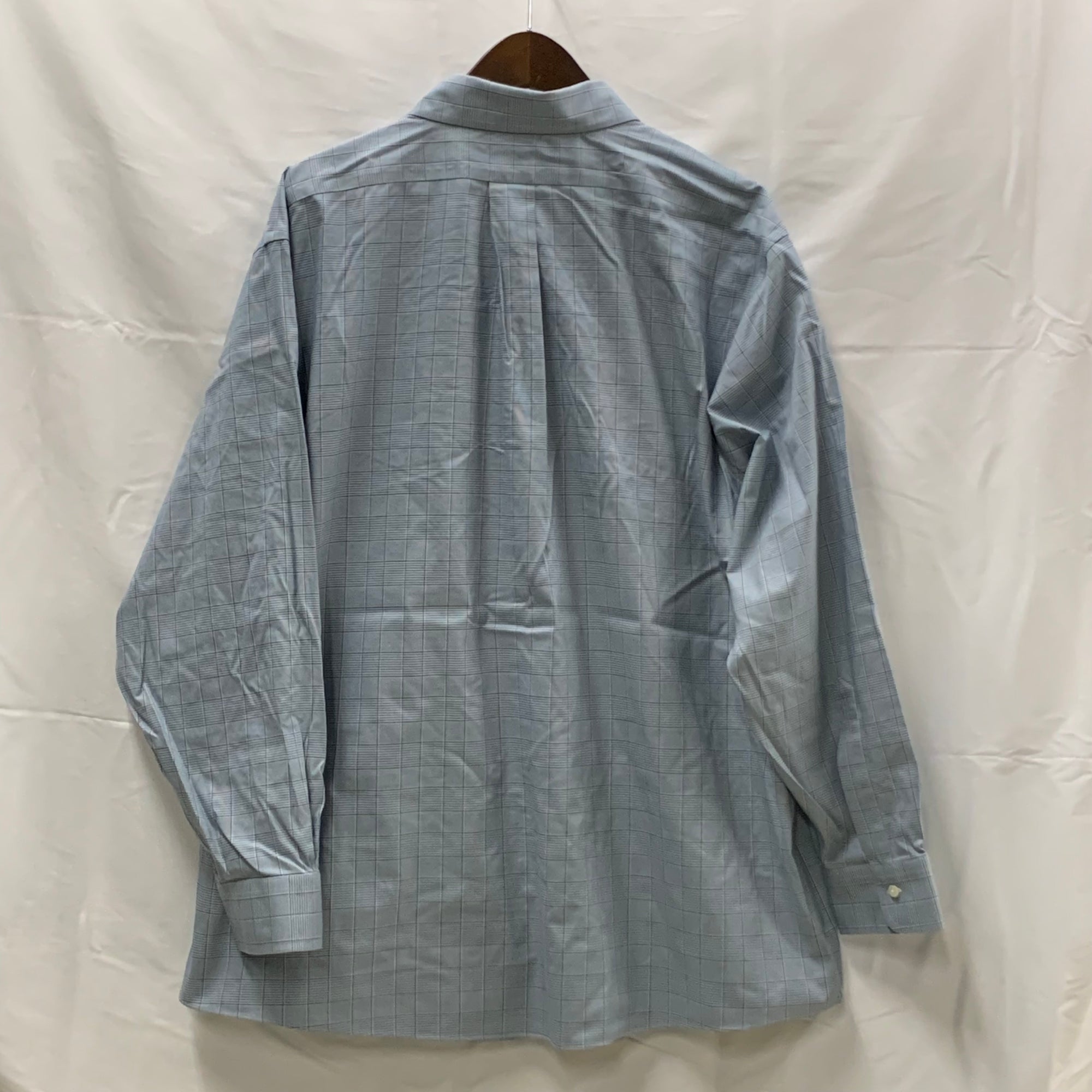 【中古】【古着】Brooks Brothers チェック シャツ ターコイズ