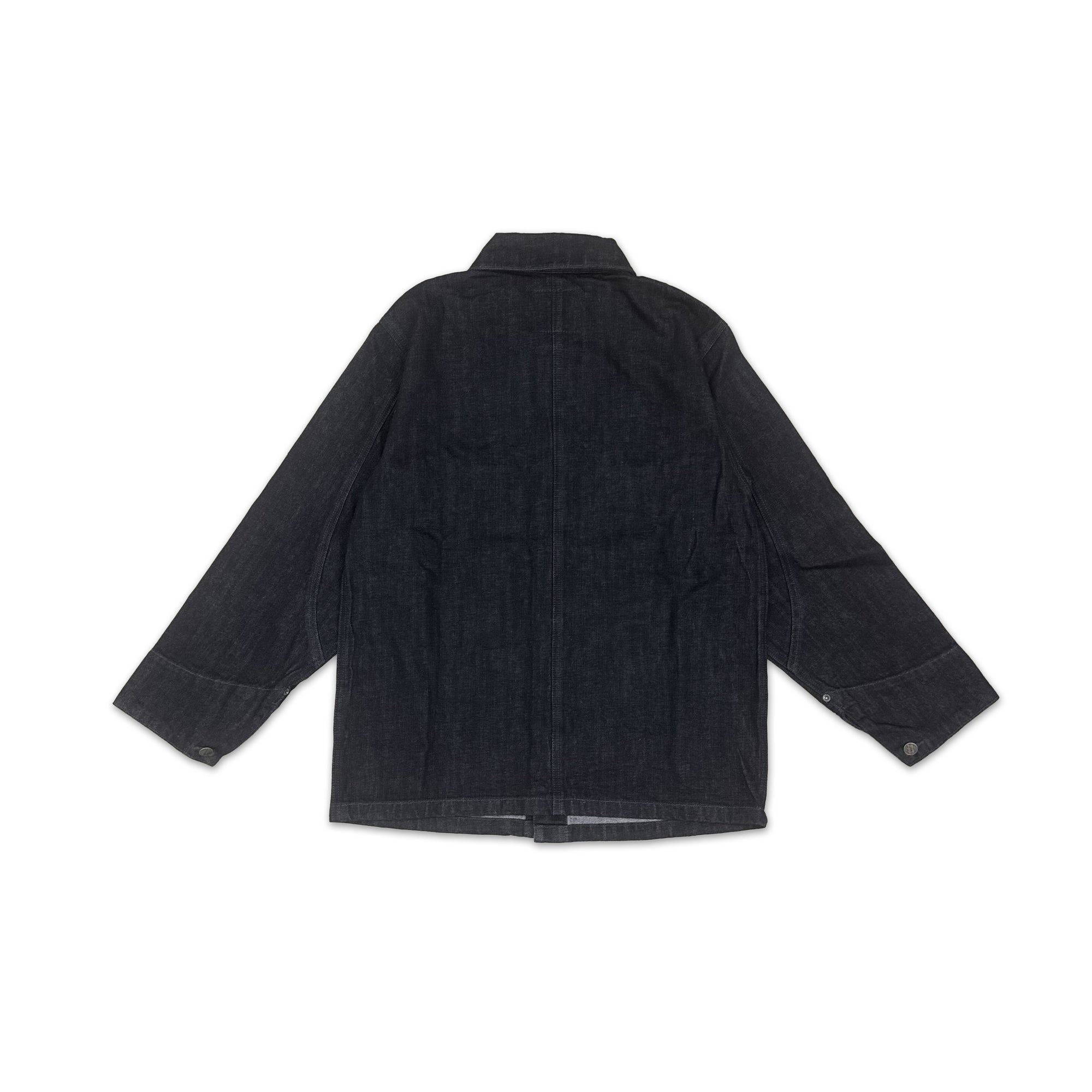 カバーオール ブラックデニム / Black Denim Coverall Jacket