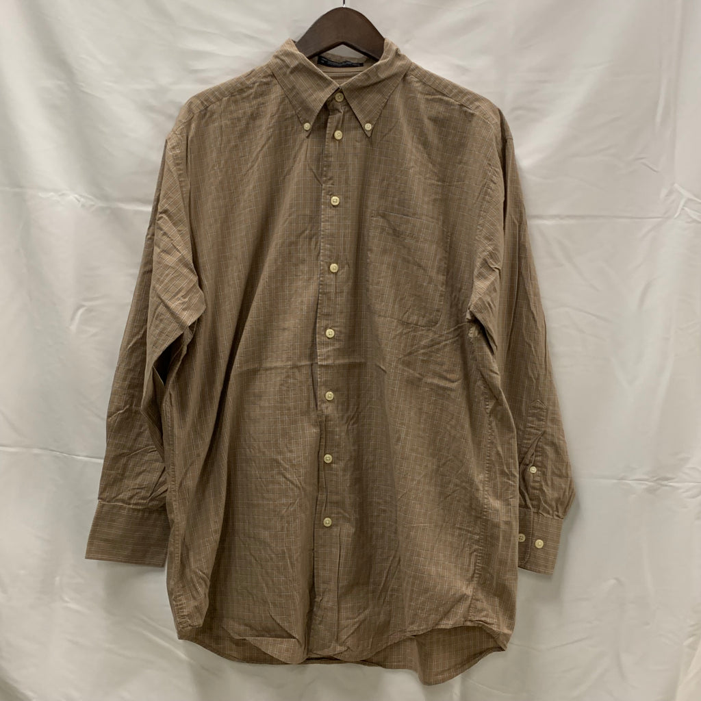 【中古】【古着】NAUTICA チェック シャツ ブラウン