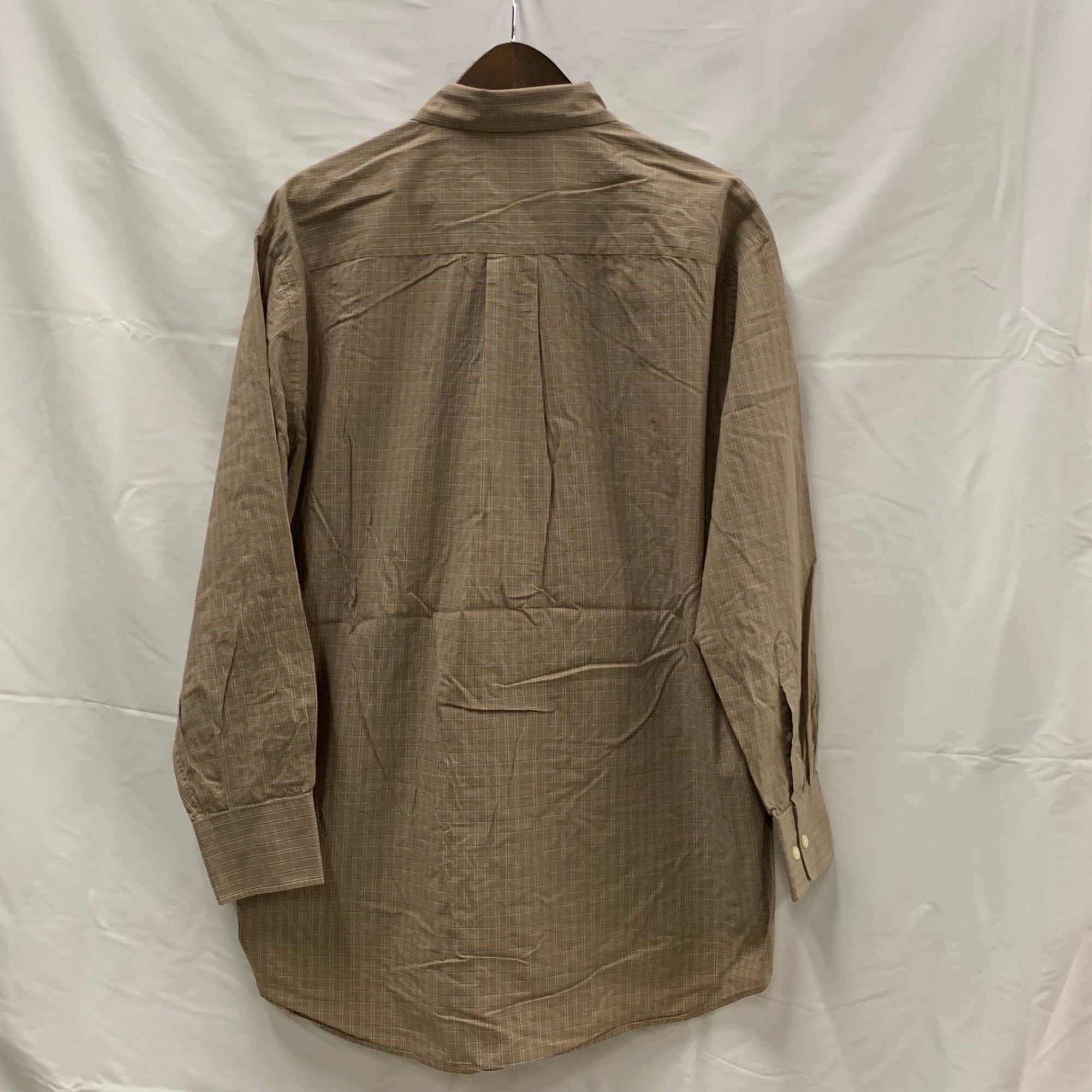 【中古】【古着】NAUTICA チェック シャツ ブラウン