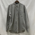 【中古】【古着】NAUTICA チェック シャツ グレー XLサイズ