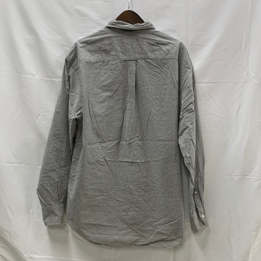 【中古】【古着】NAUTICA チェック シャツ グレー XLサイズ
