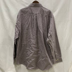【中古】【古着】Brooks Brothers チェック シャツ ダークブラウン XLサイズ