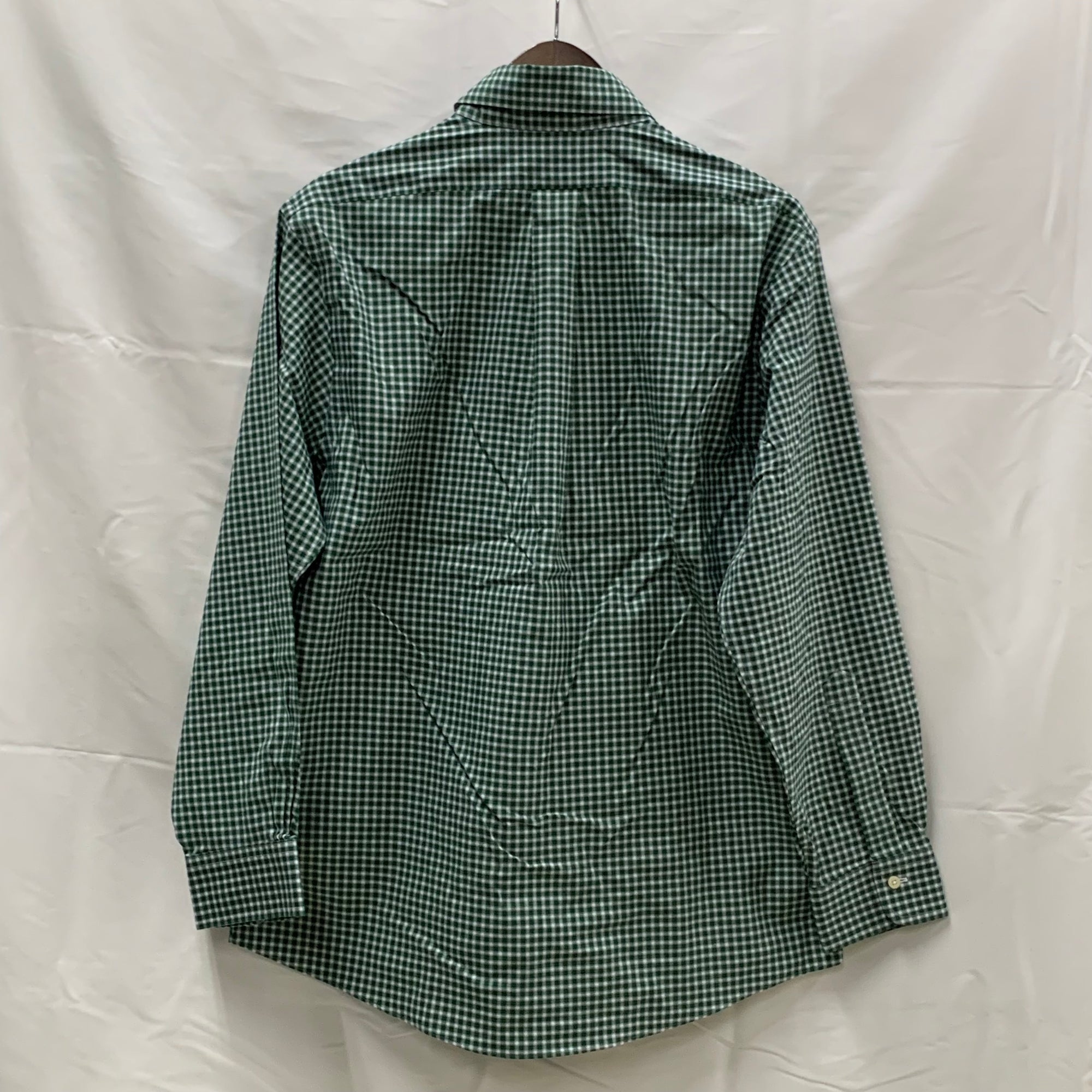 【中古】【古着】Brooks Brothers チェック シャツ グリーン